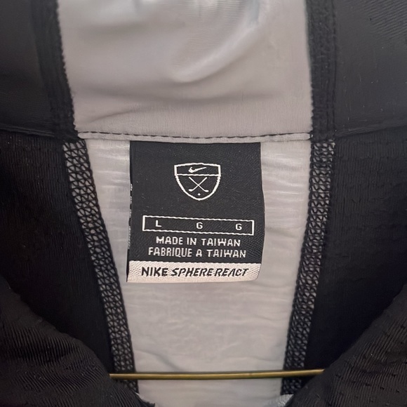 Nike Sphere React Zipper Polo, EUC, Men’s L, Black & Grey - Picture 5 of 5